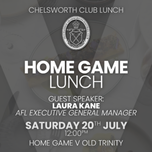Chelsworth Club Lunch: Laura Kane - AFL Executive General Manager - July 20th