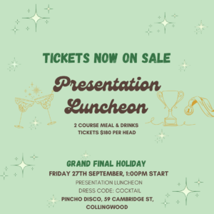 Presentation Luncheon